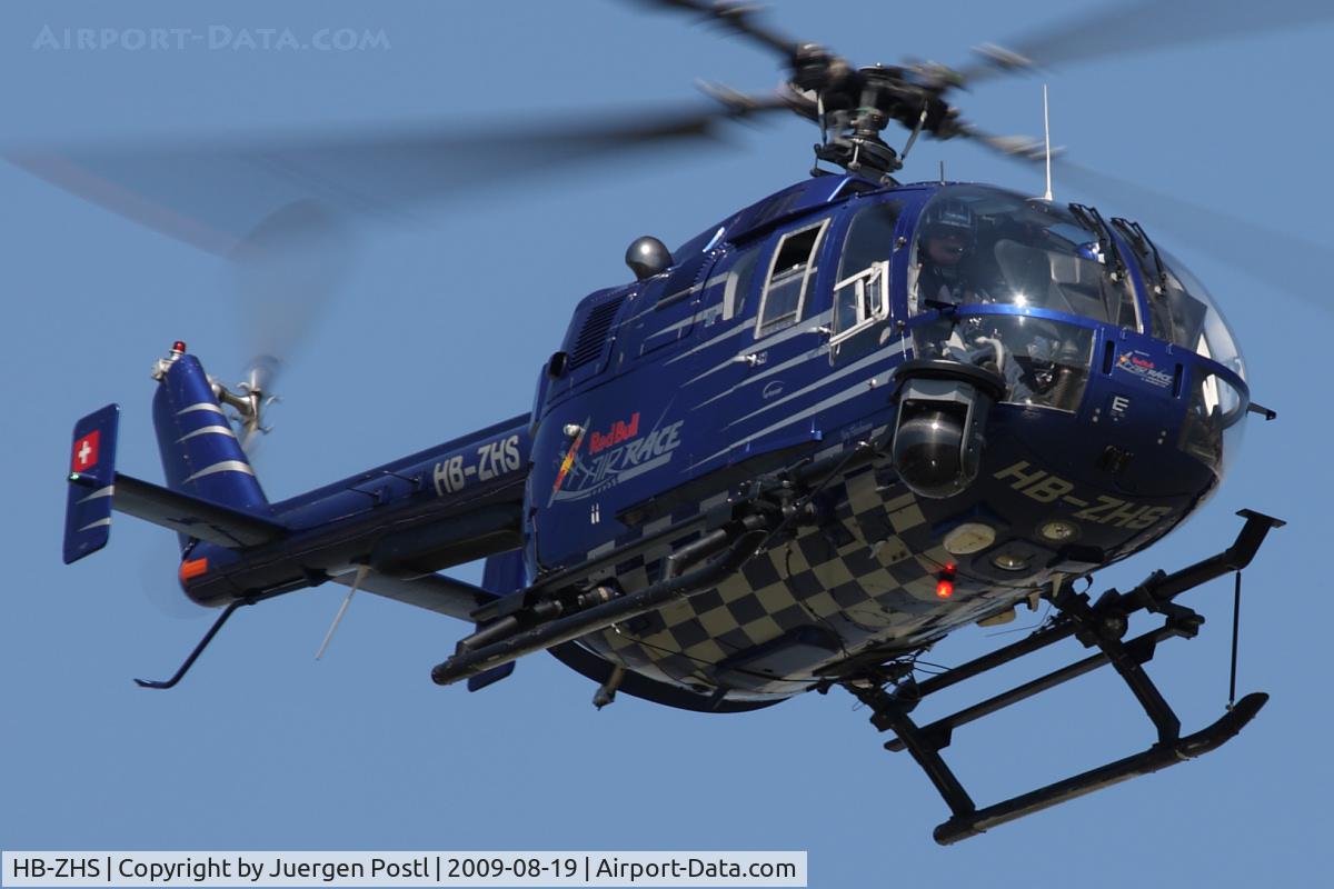 HB-ZHS, 1982 Eurocopter Bo-105CBS-4 C/N S-606, Red Bull Air Race Budapest 2009 - Eurocopter BO105CBS-4