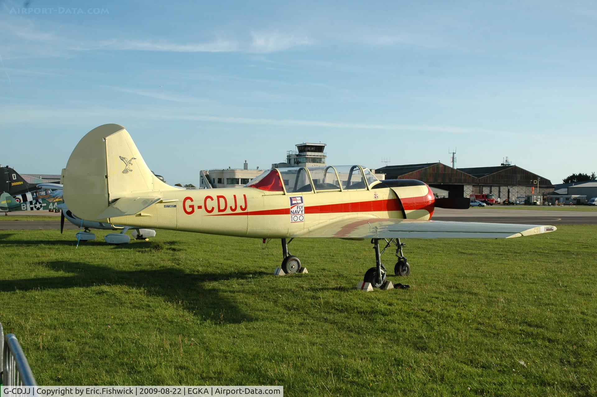 G-CDJJ, 1989 Bacau Yak-52 C/N 899912, 2. G-CDJJ at RAFA Battle of Britain Airshow, Shoreham Airport Aug 09