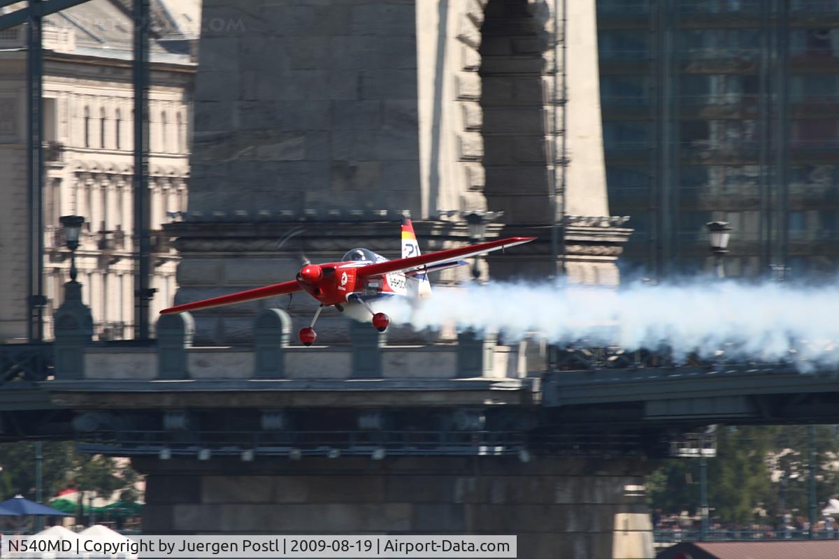 N540MD, 2008 Zivko Edge 540 C/N 0043, Red Bull Air Race Budapest 2009 - Matthias Dolderer