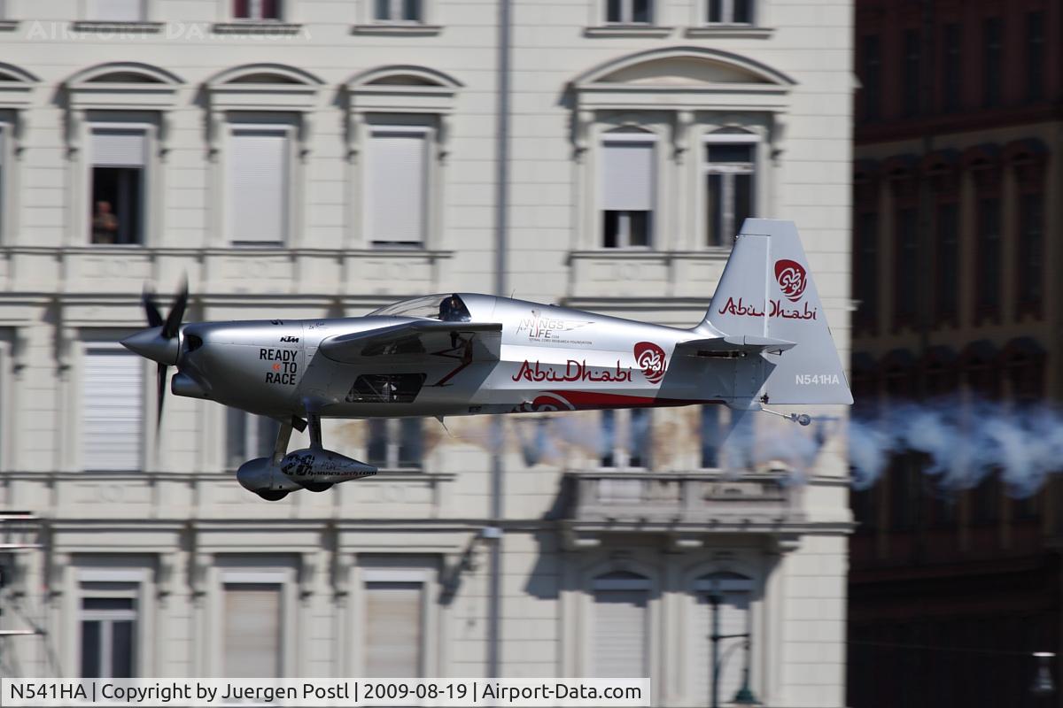 N541HA, 2008 Zivko Edge 540 C/N 0041A, Red Bull Air Race Budapest 2009 - Hannes Arch
