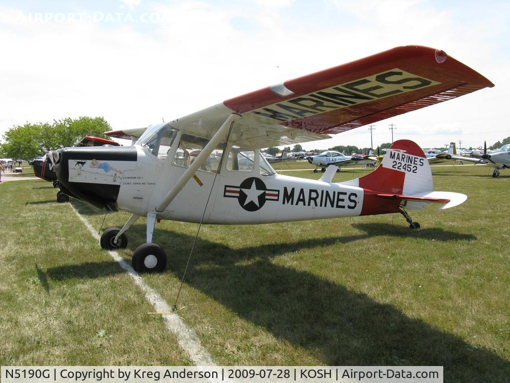 N5190G, 1951 Cessna 305A C/N 22452, EAA Airventure 2009
