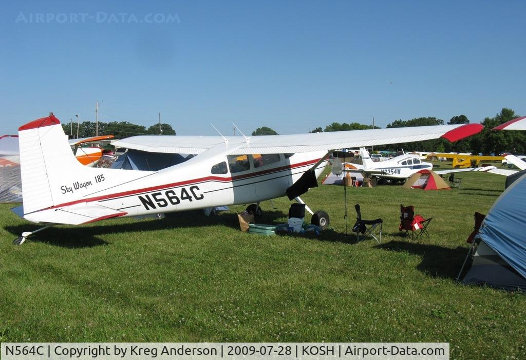 N564C, 1964 Cessna 185C Skywagon C/N 185-0656, EAA Airventure 2009