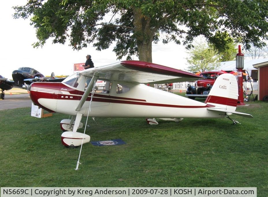 N5669C, 1950 Cessna 140A C/N 15625, EAA Airventure 2009