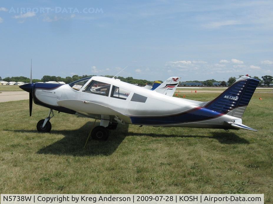 N5738W, 1963 Piper PA-28-150 Cherokee C/N 28-1434, EAA Airventure 2009