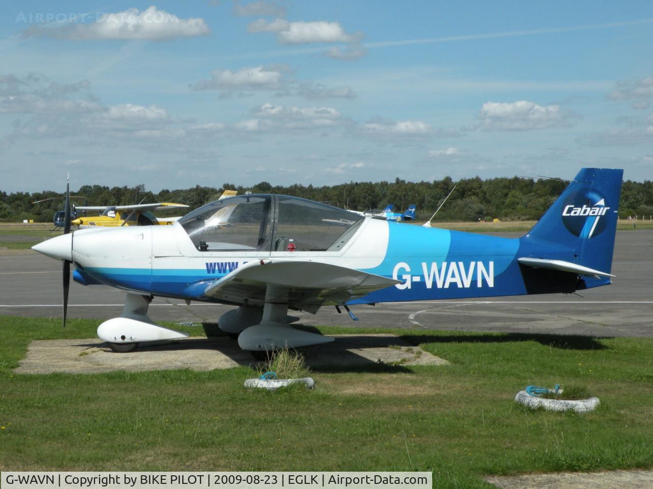 G-WAVN, 2000 Robin HR-200-120B C/N 344, VICTOR NOVEMBER NOW DEVOID OF WELLESBOURNE AVIATION TITLES AND CLEANED UP ABIT