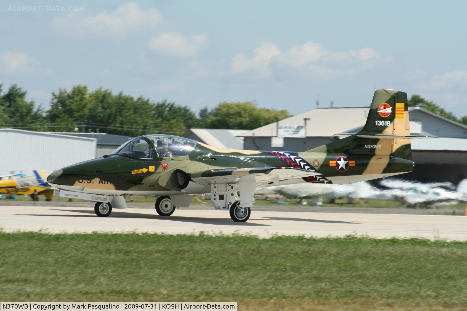 N370WB, 1966 Cessna T-37C Tweety Bird C/N 40974, Cessna T-37C