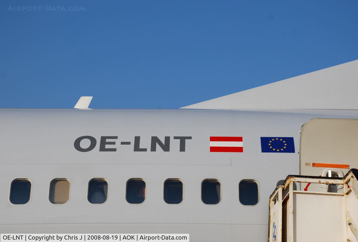 OE-LNT, 2006 Boeing 737-8Z9 C/N 33834, Lauda Boeing 737-8Z9