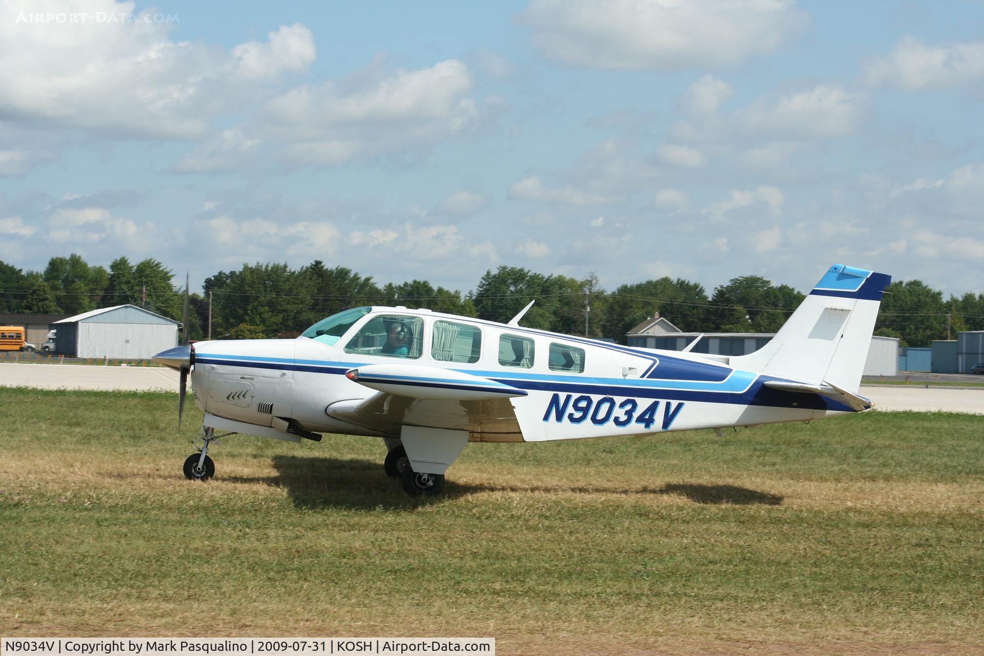 N9034V, 1972 Beech A36 Bonanza 36 C/N E-368, Beech A36