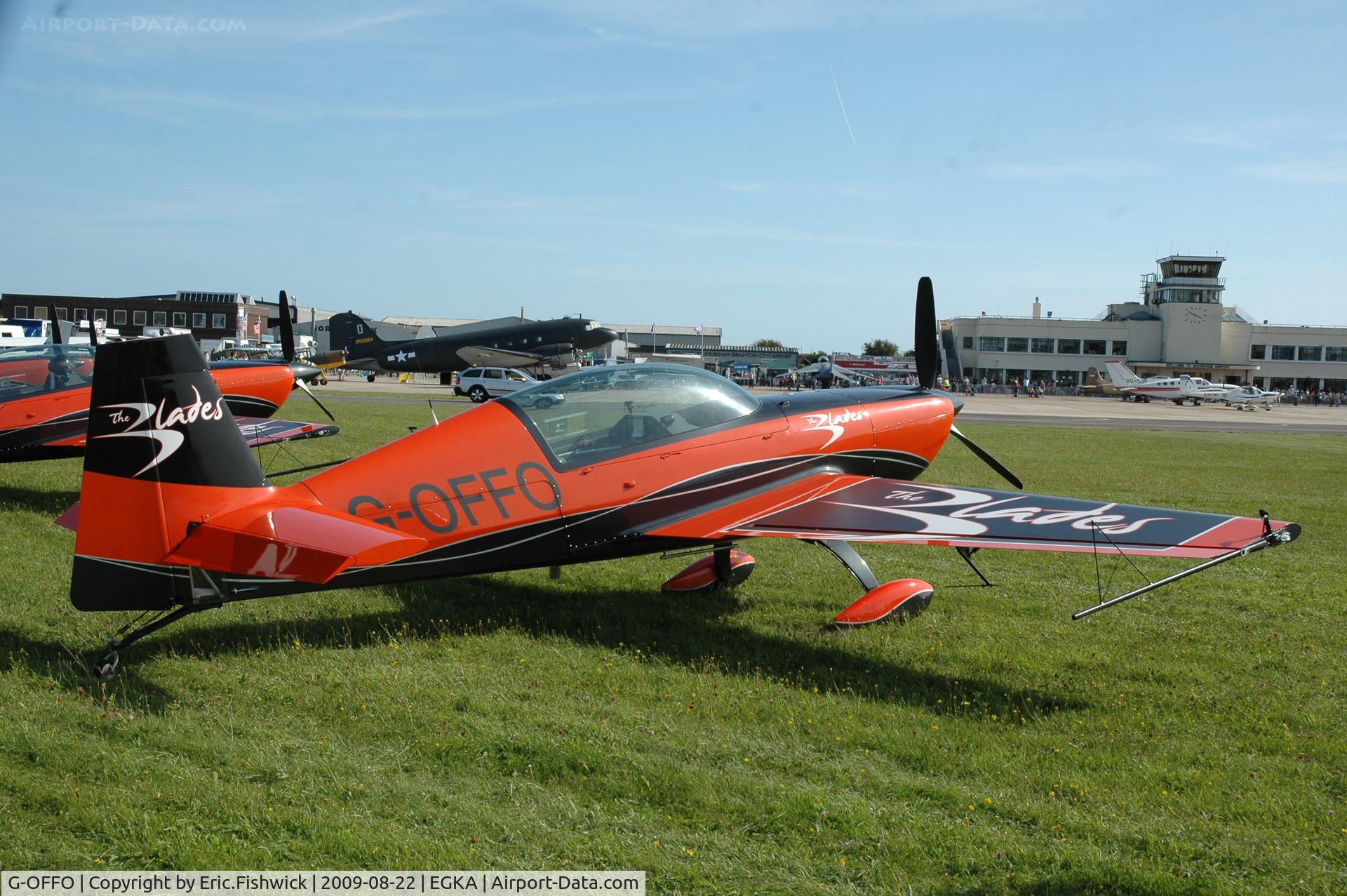 G-OFFO, 2006 Extra EA-300/L C/N 1226, G-OFFO at RAFA Battle of Britain Airshow, Shoreham Airport Aug 09