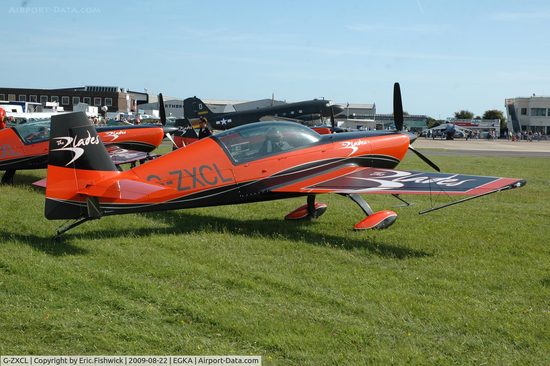 G-ZXCL, 2006 Extra EA-300L C/N 1223, G-ZXCL at RAFA Battle of Britain Airshow, Shoreham Airport Aug 09