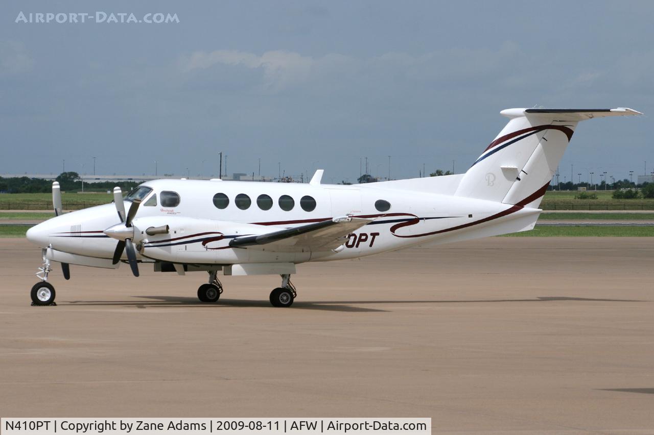N410PT, 2007 Hawker Beechcraft B200 King Air C/N BB-1978, At Alliance Fort Worth