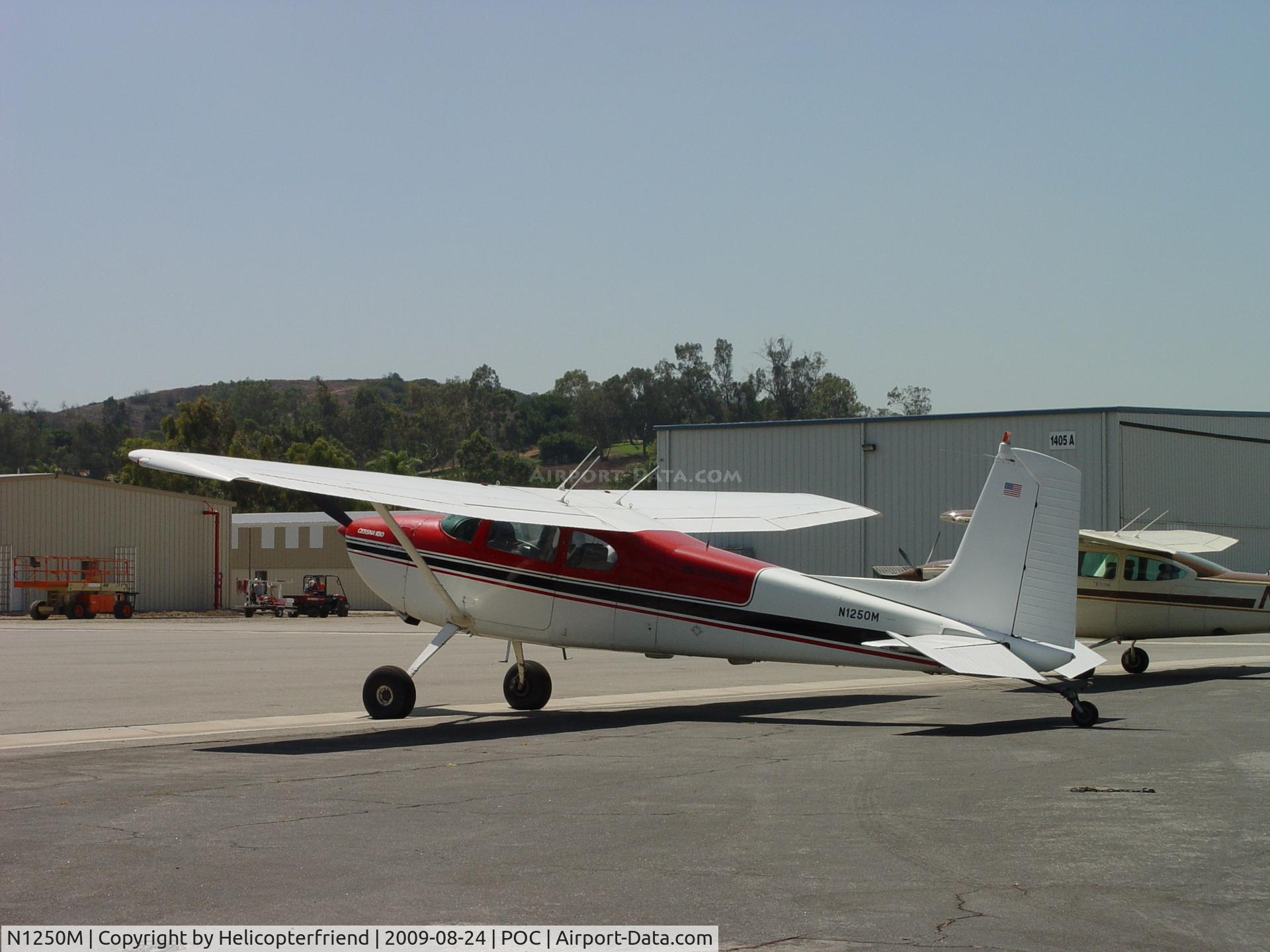 N1250M, 1963 Cessna 180F C/N 18051213, Parked at Howard Aviation