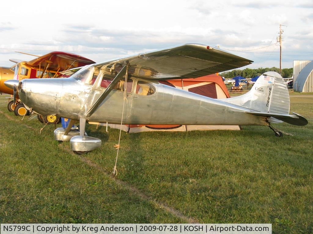 N5799C, 1950 Cessna 170A C/N 19753, EAA Airventure 2009