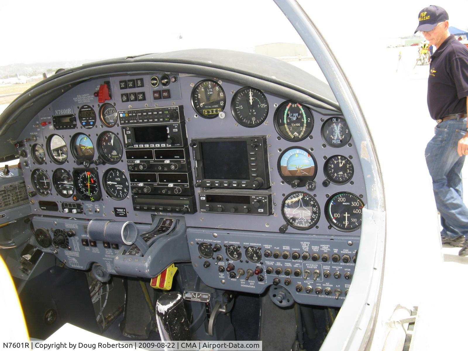 N7601R, 1961 Morane-Saulnier MS.760 Paris C/N 60, 1961 Morane-Saulniere MS.760A PARIS 1R jet, two Turbomeca Marbore VI 32 turbojets, 1080 lb st each, full panel