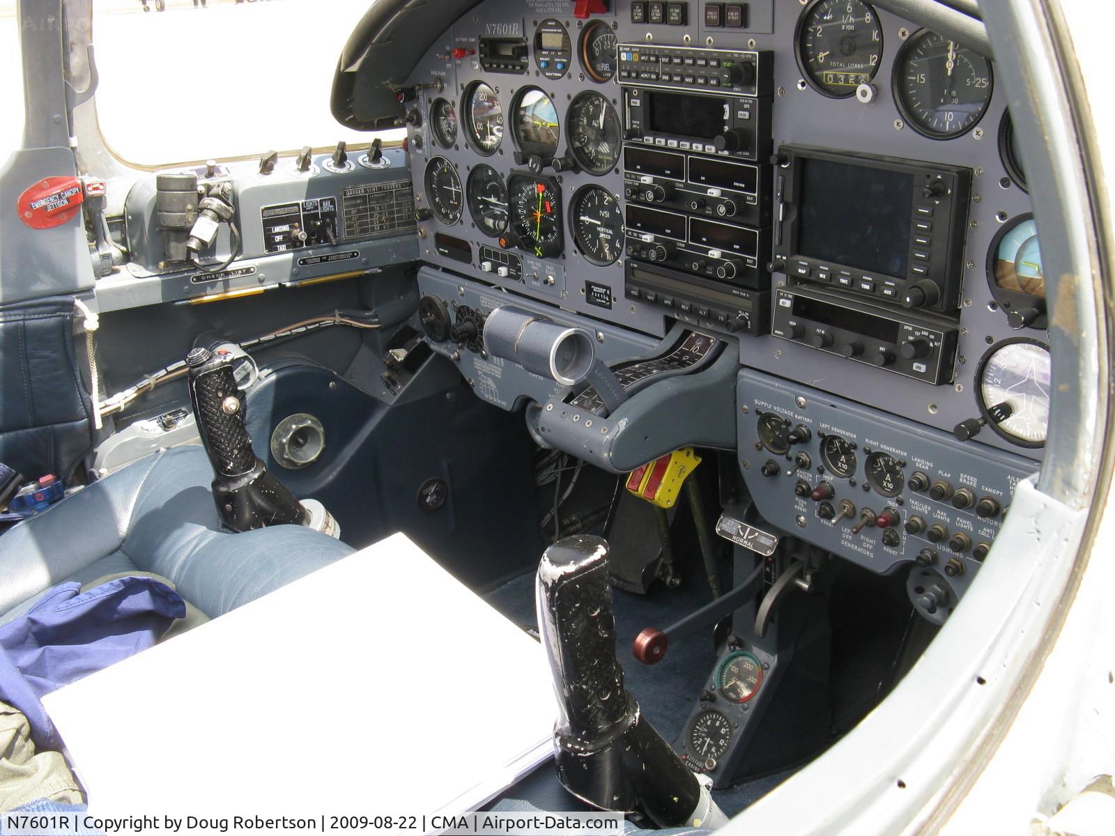 N7601R, 1961 Morane-Saulnier MS.760 Paris C/N 60, 1961 Morane-Saulniere MS.760A PARIS 1R jet, two Turbomeca Marbore VI 32 turbojets, 1080 lb st each, dual stick controls, blue leather seats for four