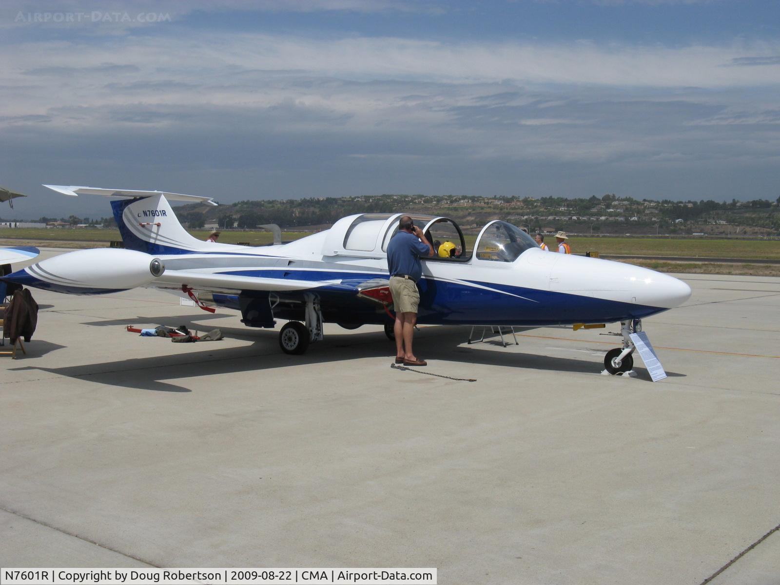 N7601R, 1961 Morane-Saulnier MS.760 Paris C/N 60, 1961 Morane-Saulniere MS.760A PARIS 1R jet, two Turbomeca Marbore VI 32 turbojets, 1080 lb st each