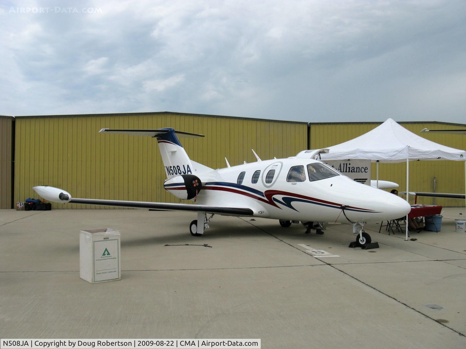 N508JA, 2006 Eclipse Aviation Corp EA500 C/N 000001, 2006 Eclipse EA500 JET, two P&W(C)PW610F-A Turbofans 900 lb st each with FADEC