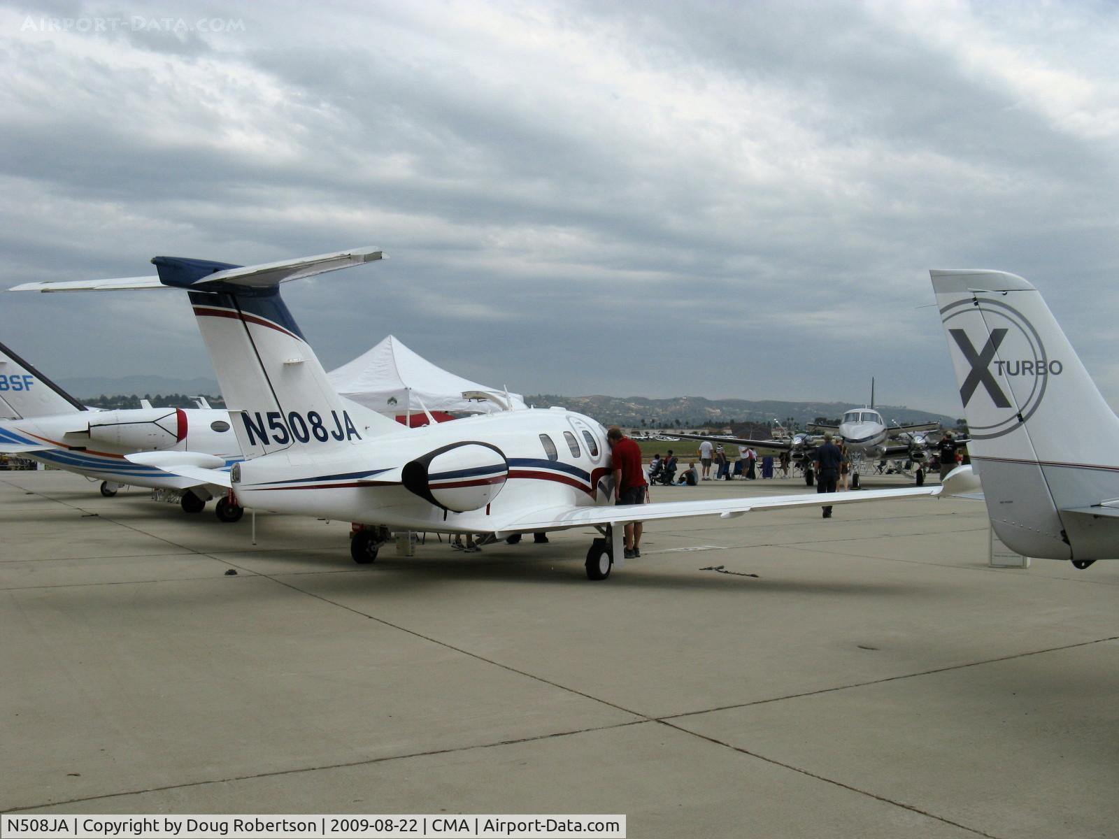 N508JA, 2006 Eclipse Aviation Corp EA500 C/N 000001, 2006 Eclipse EA500 JET, two P&W(C)PW610F-A Turbofans 900 lb st each with FADEC