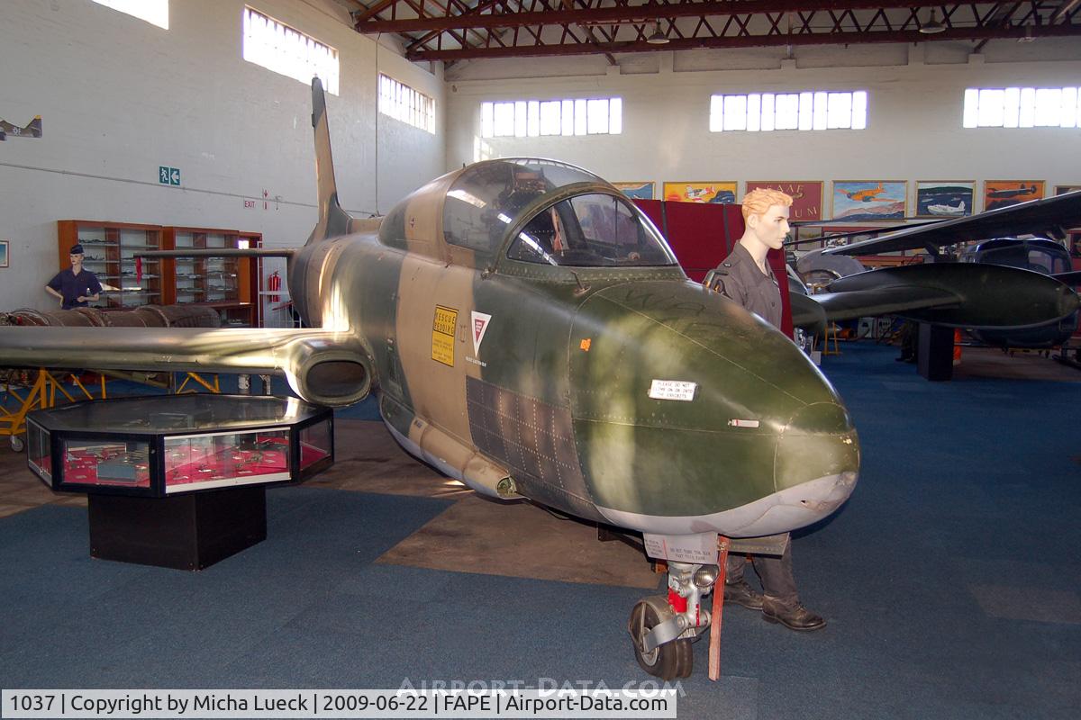 1037, Atlas MB-326K Impala 2 C/N 38, Atlas Impala Mk II at SAAF Museum in Port Elizabeth