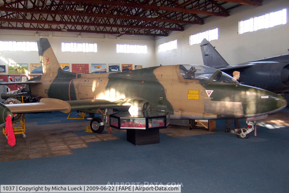1037, Atlas MB-326K Impala 2 C/N 38, Atlas Impala Mk II at SAAF Museum in Port Elizabeth