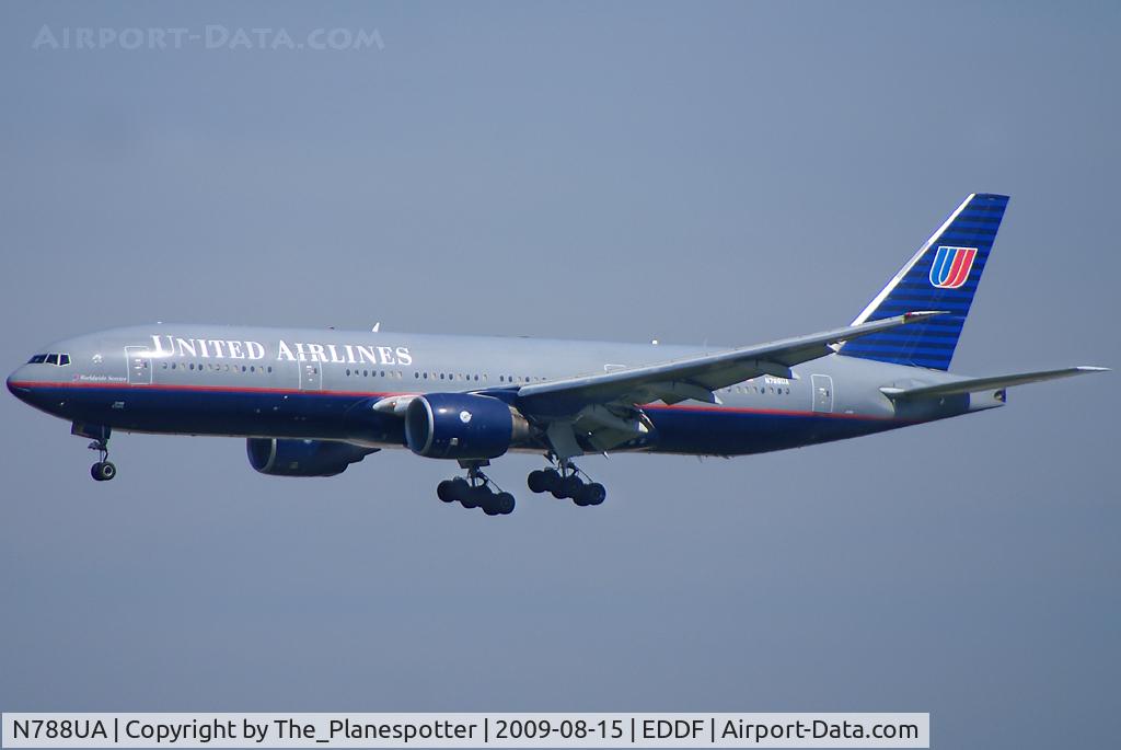 N788UA, 1997 Boeing 777-222 C/N 26942, One of the oldest Tripple Seven´s in the big UA-Fleet