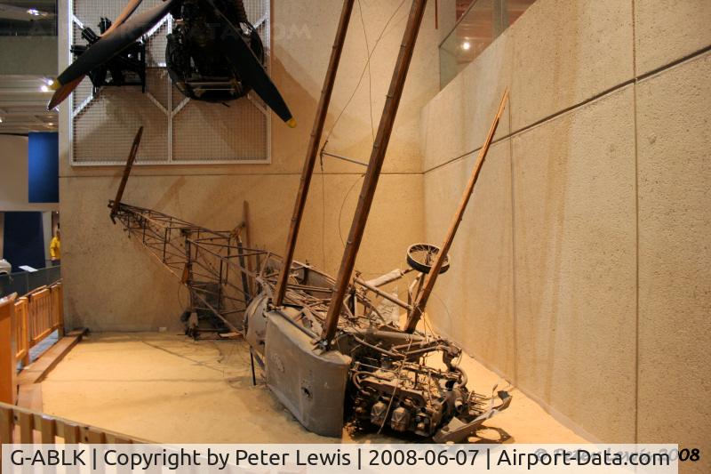G-ABLK, Avro 616 Avian MK4 C/N 523, remains, at Queensland Museum, Brisbane, Australia