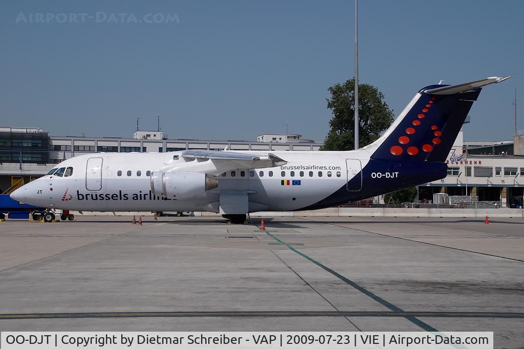 OO-DJT, 1996 British Aerospace Avro 146-RJ85 C/N E.2294, Brussels Airlines Bae 146