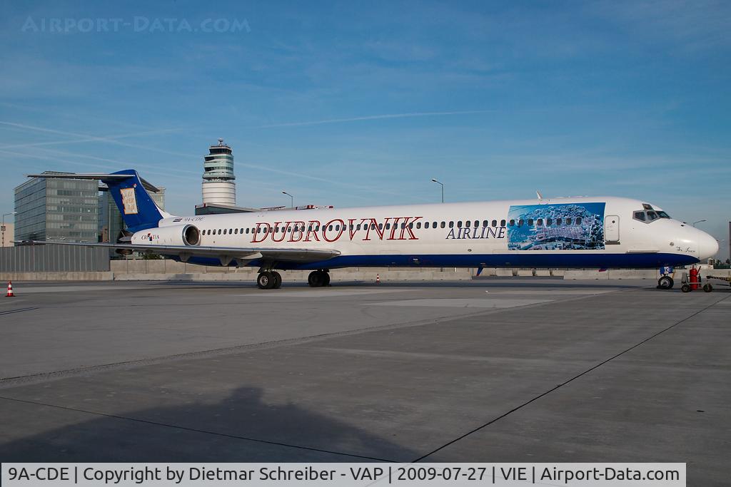 9A-CDE, 1981 McDonnell Douglas MD-82 (DC-9-82) C/N 48066, Dubrovnik Airline MD80