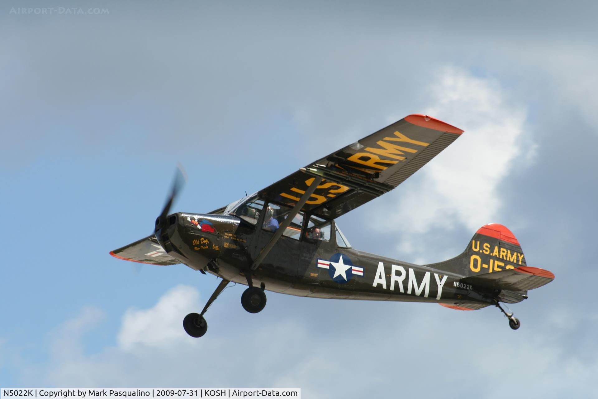N5022K, 1951 Cessna L-19A Bird Dog C/N 21198, Cessna L-19A