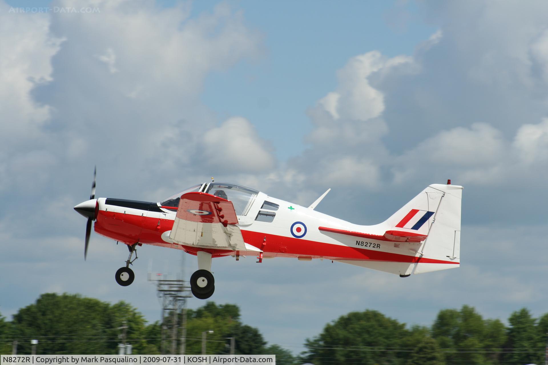 N8272R, 1972 Scottish Aviation Sk.61E Bulldog C/N BH100/164, Scottish Aviation 100 MDL 101