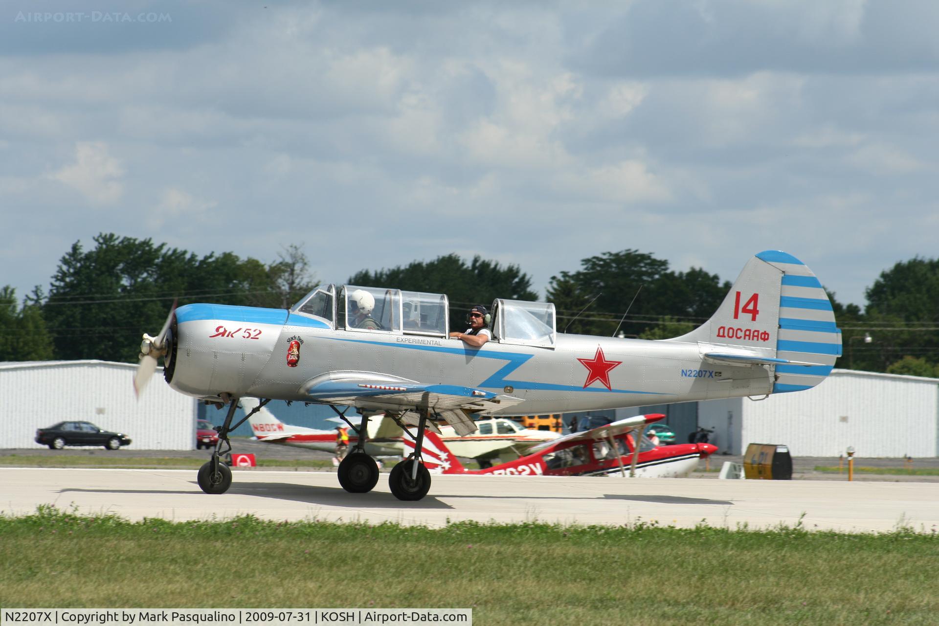 N2207X, 1982 Yakovlev Yak-52 C/N 822014, YAK 52