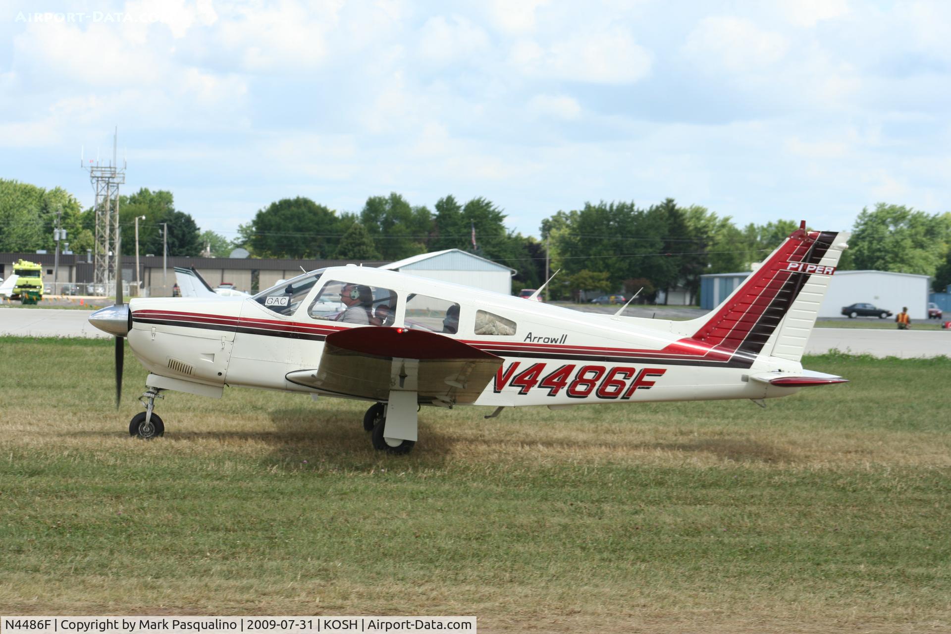 N4486F, 1976 Piper PA-28R-200 C/N 28R-7635411, Piper PA-28R-200