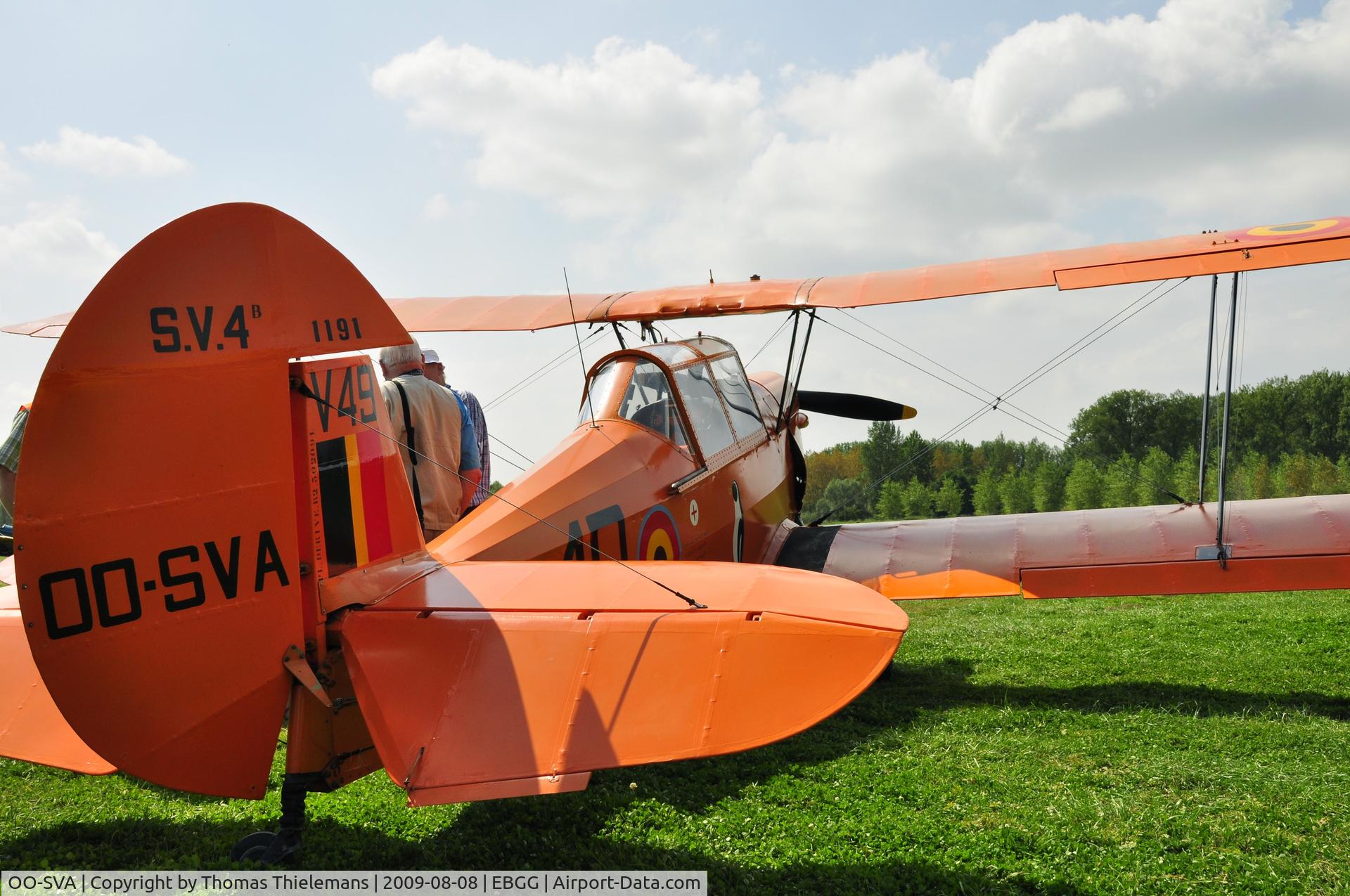 OO-SVA, 1953 Stampe-Vertongen SV-4B C/N 1191, Opendeur VZP 2009