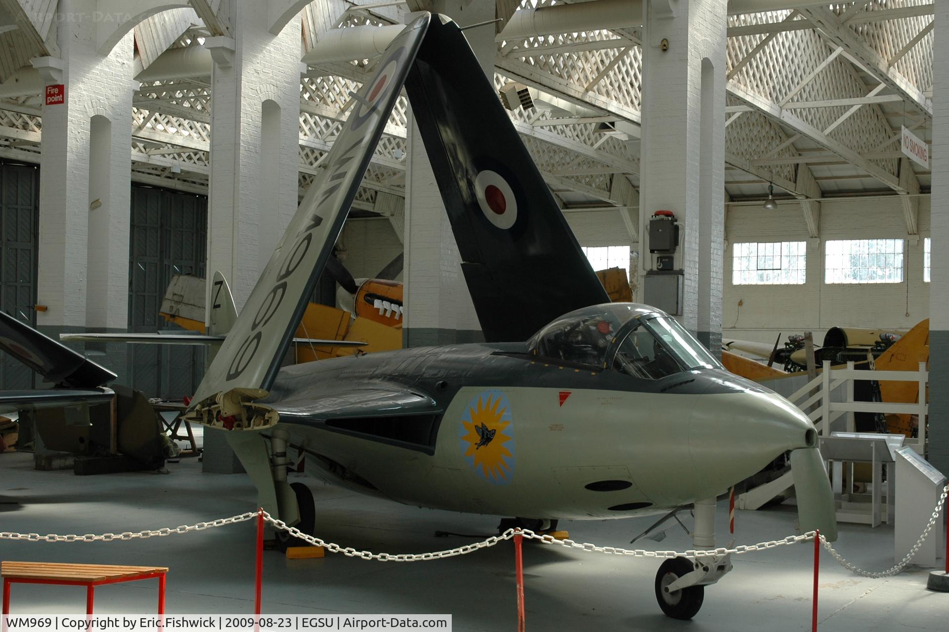 WM969, 1954 Hawker Sea Hawk FB.5 C/N 6007, WM969 at The Imperial War Museum, Duxford