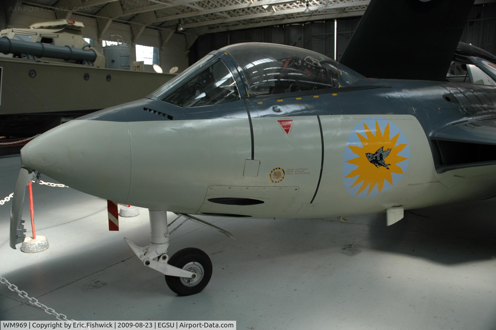 WM969, 1954 Hawker Sea Hawk FB.5 C/N 6007, WM969 at The Imperial War Museum, Duxford
