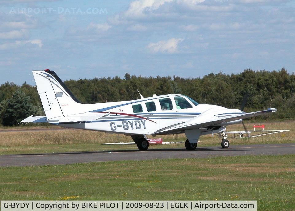 G-BYDY, 1998 Raytheon 58 Baron C/N TH-1852, HEADING TOWARDS THE TERMINAL