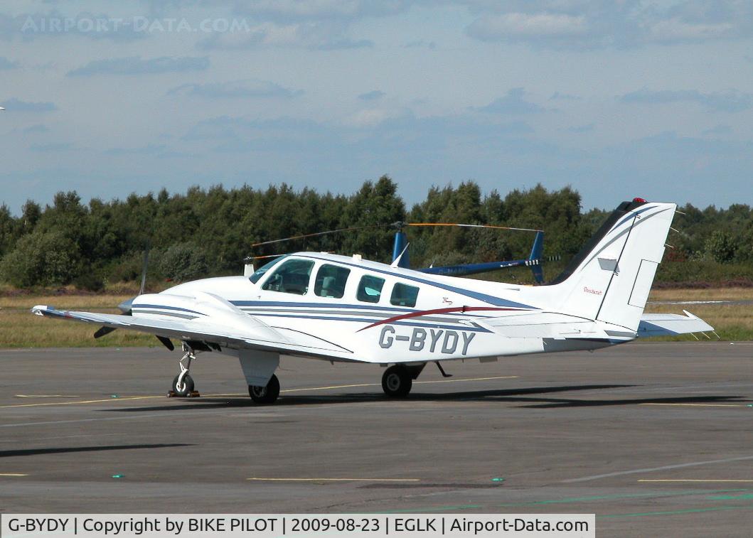 G-BYDY, 1998 Raytheon 58 Baron C/N TH-1852, PARKED IN SLOT FOUR