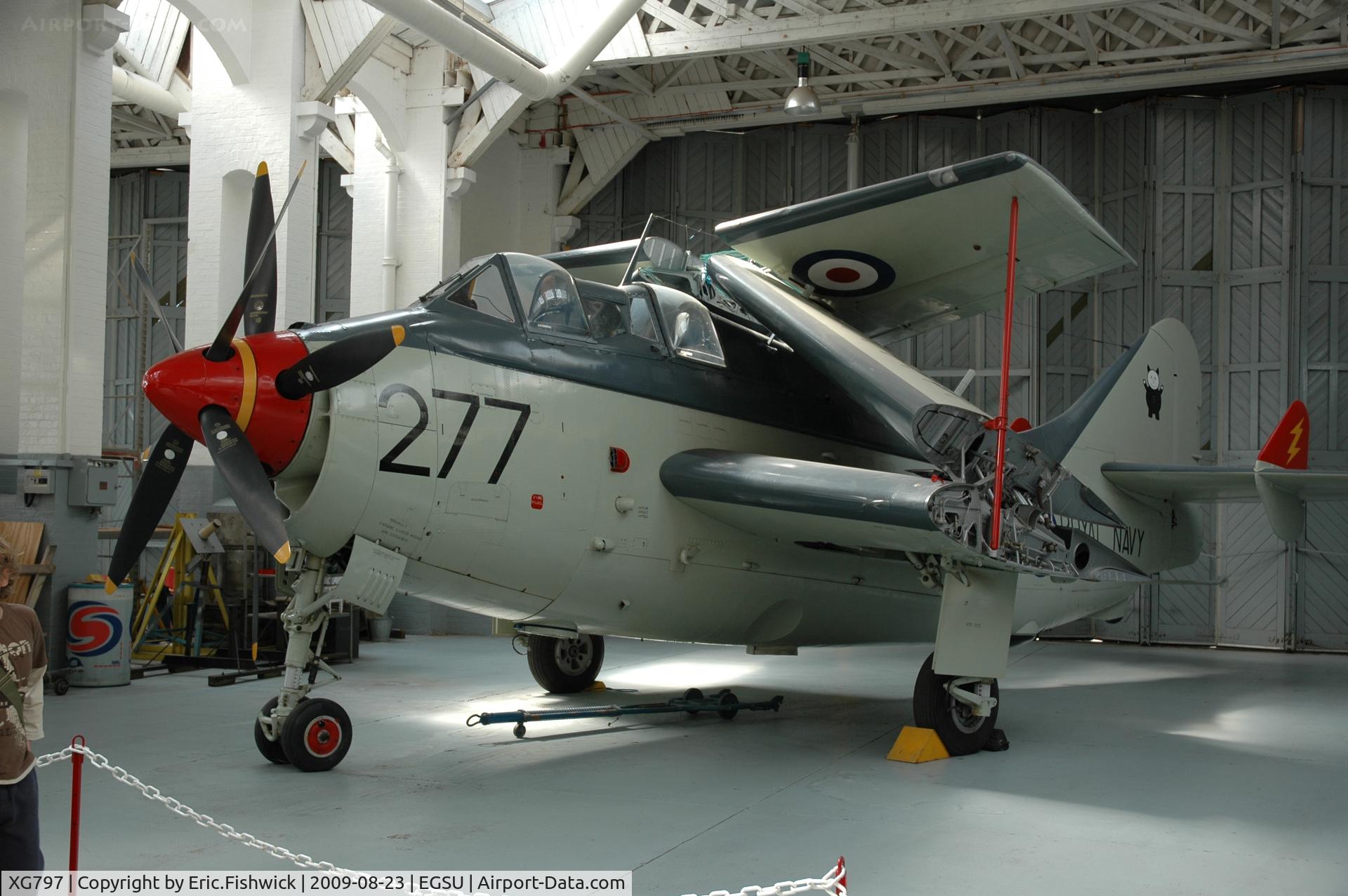 XG797, Fairey Gannet ECM.6 C/N F9365, XG797 at The Imperial War Museum, Duxford
