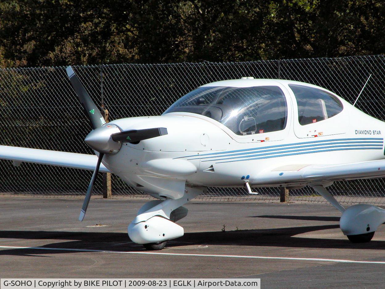 G-SOHO, 2003 Diamond DA-40D Diamond Star C/N D4.079, DA40D PARKED IN FRONT OF THE TERMINAL