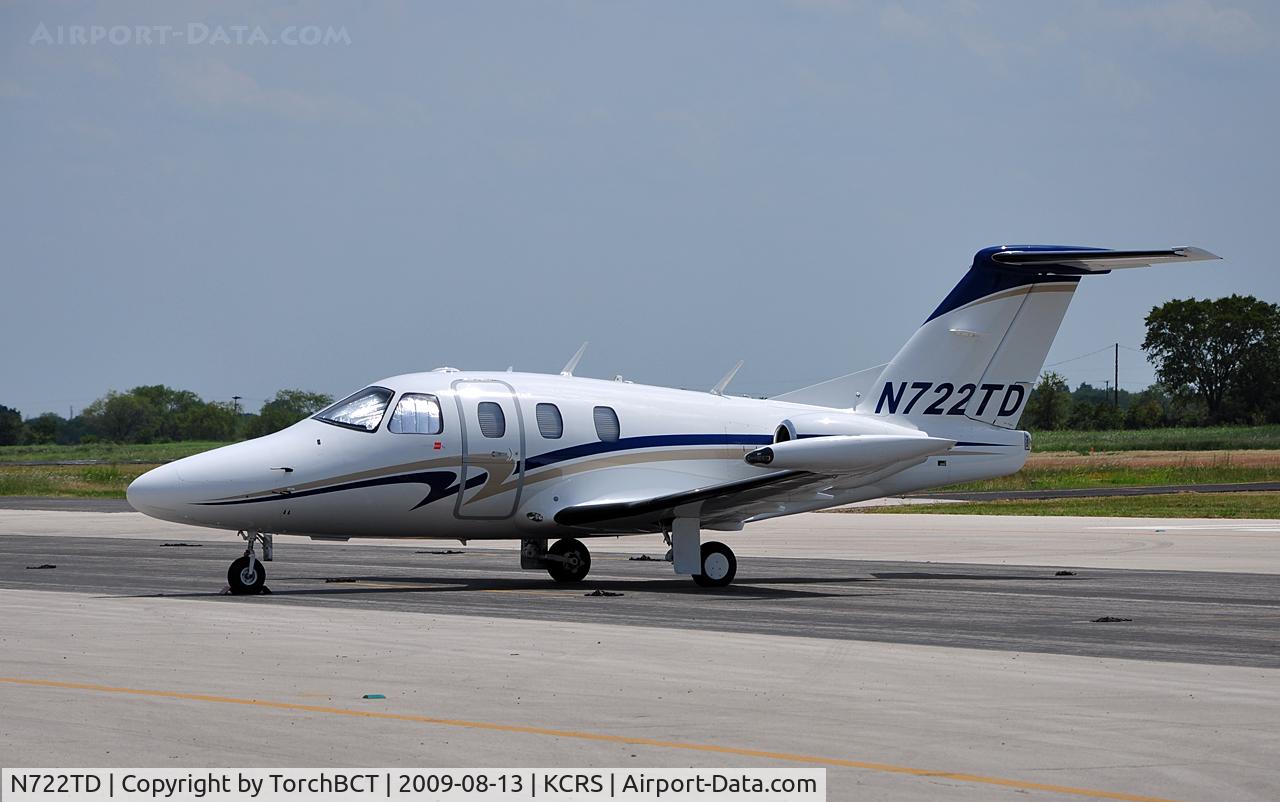 N722TD, 2008 Eclipse Aviation Corp EA500 C/N 000224, Eclipse 500 on the ramp at KCRS.
