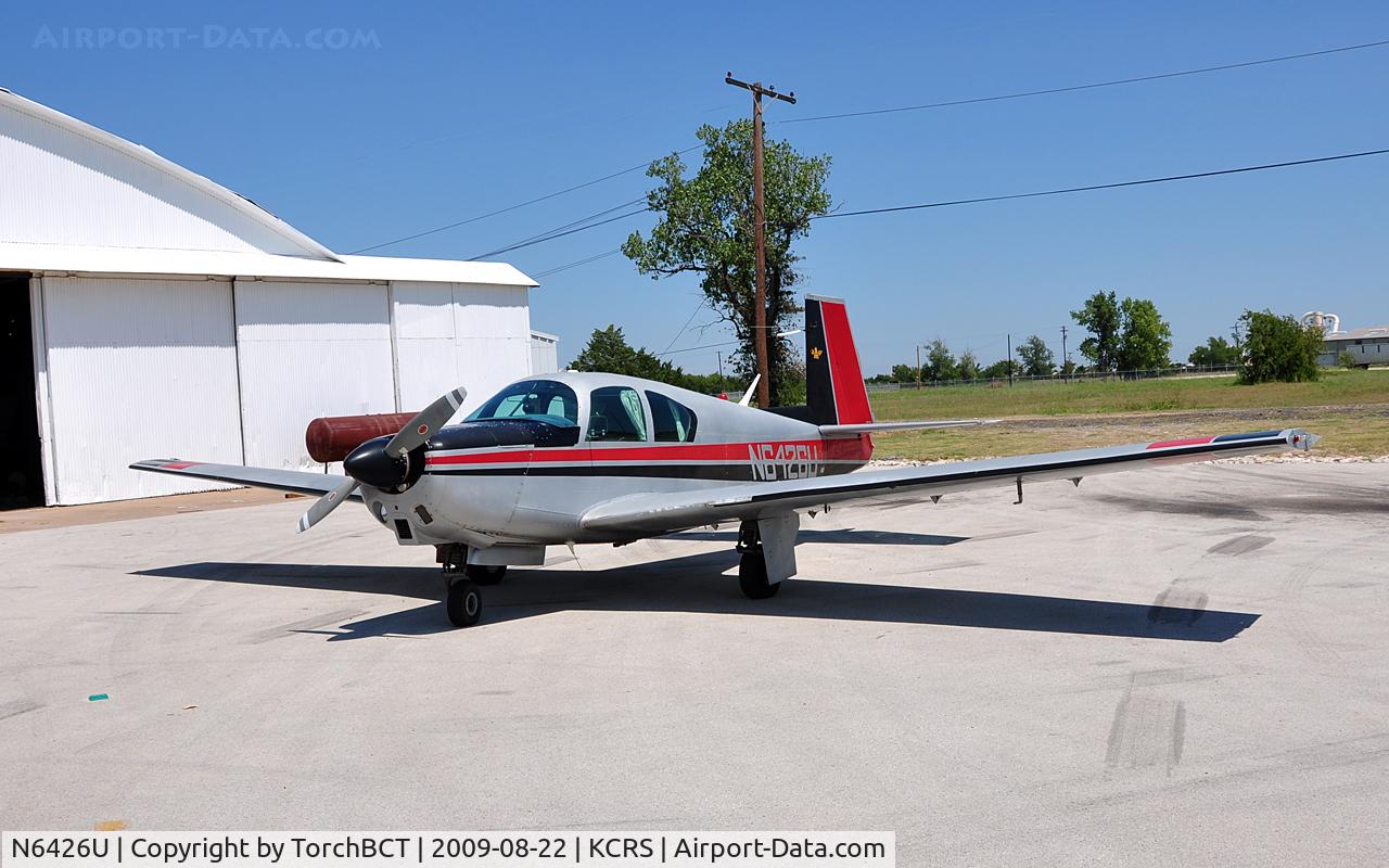 N6426U, 1962 Mooney M20C Ranger C/N 2173, Mooney M20C on the ramp at KCRS.