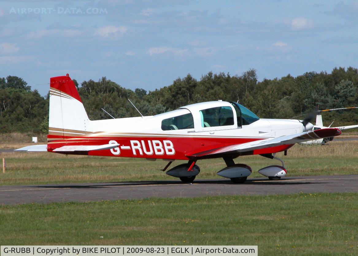 G-RUBB, 1978 Grumman American AA-5B Tiger C/N AA5B-0928, BRAVO BRAVO TAXYING TOWARDS RWY 25