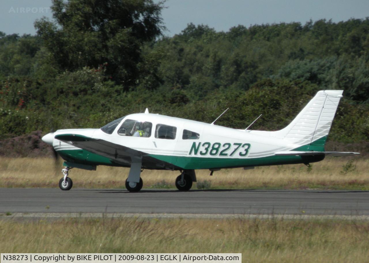 N38273, 1977 Piper PA-28R-201 Cherokee Arrow III C/N 28R-7737086, LINED UP ON RWY 25