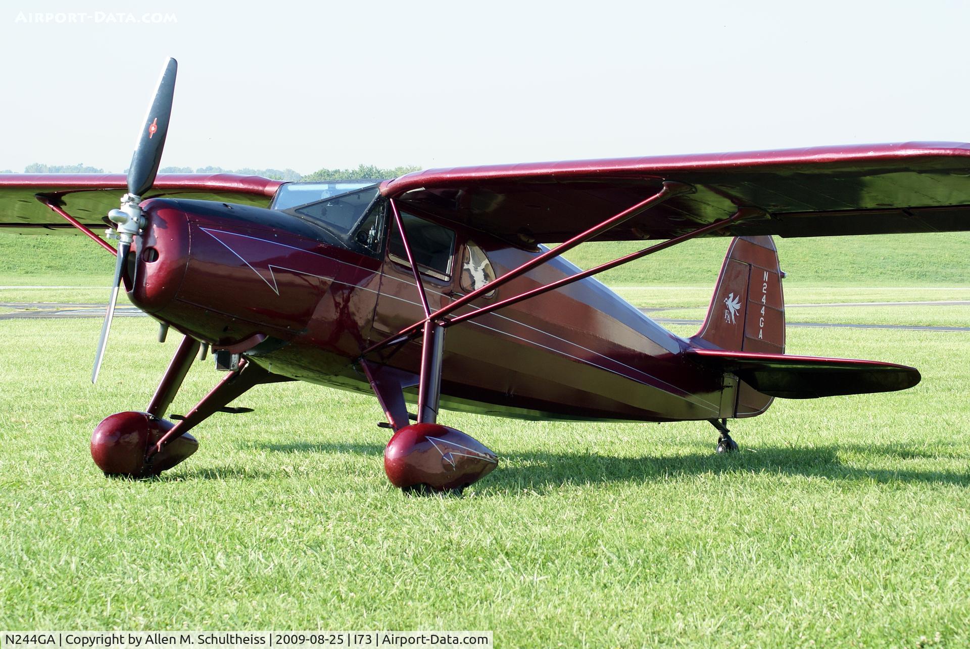 N244GA, Fairchild 24 H C/N 3218, Fairchild 24H