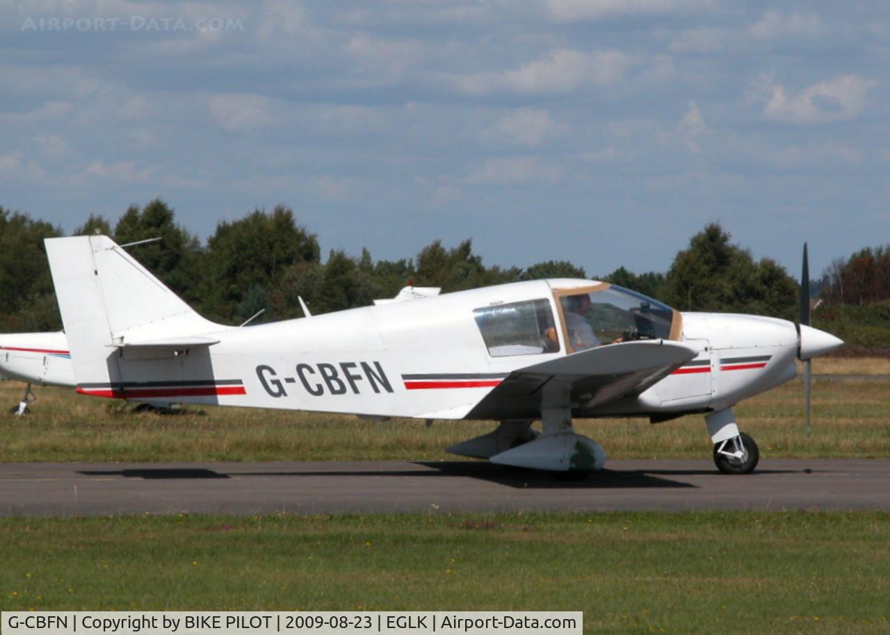 G-CBFN, 1971 Robin HR-100-200B Royale C/N 112, VISITING ROBIN HEADING TOWARDS RWY 25