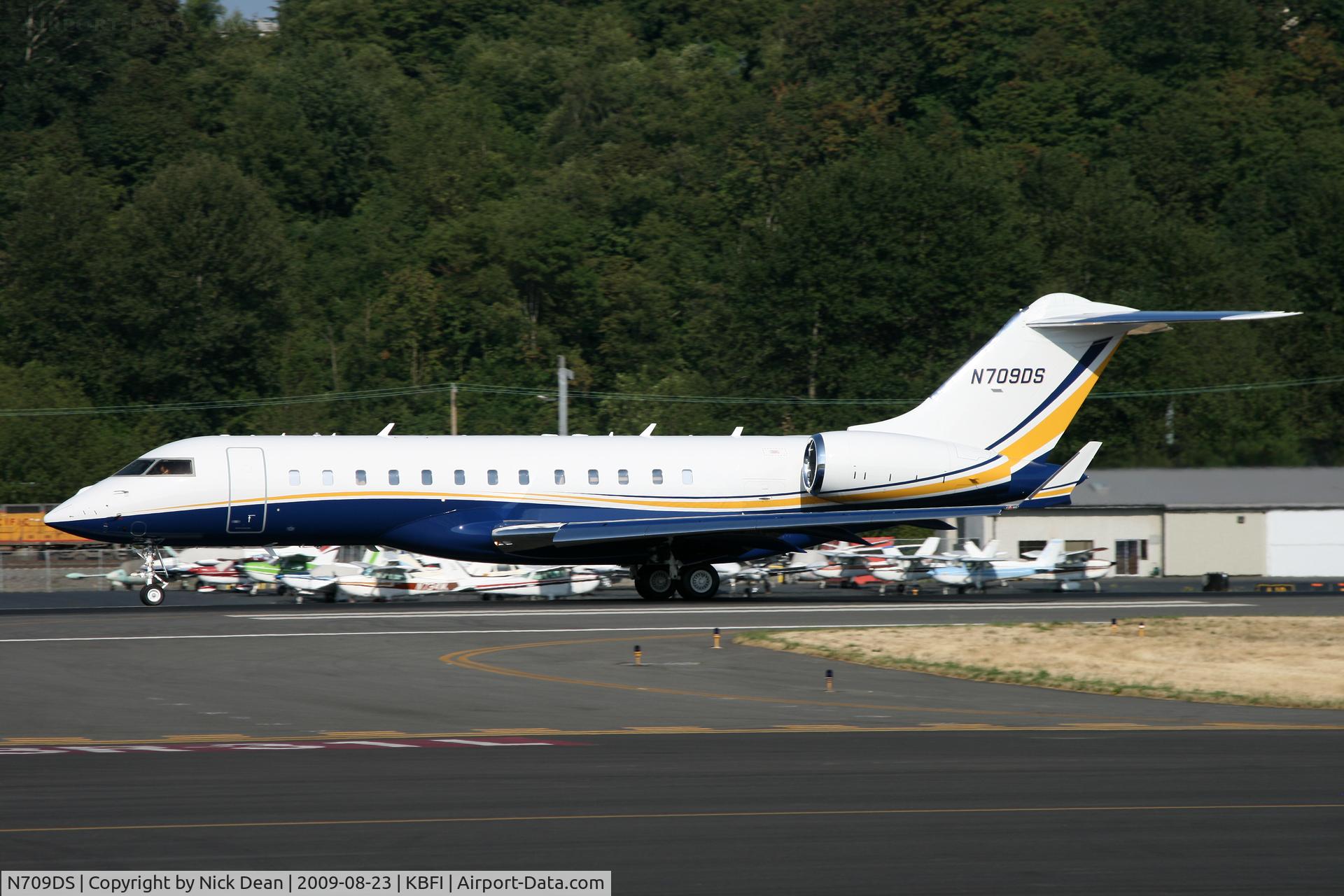 N709DS, 2008 Bombardier BD-700-1A10 Global Express XRS C/N 9278, KBFI