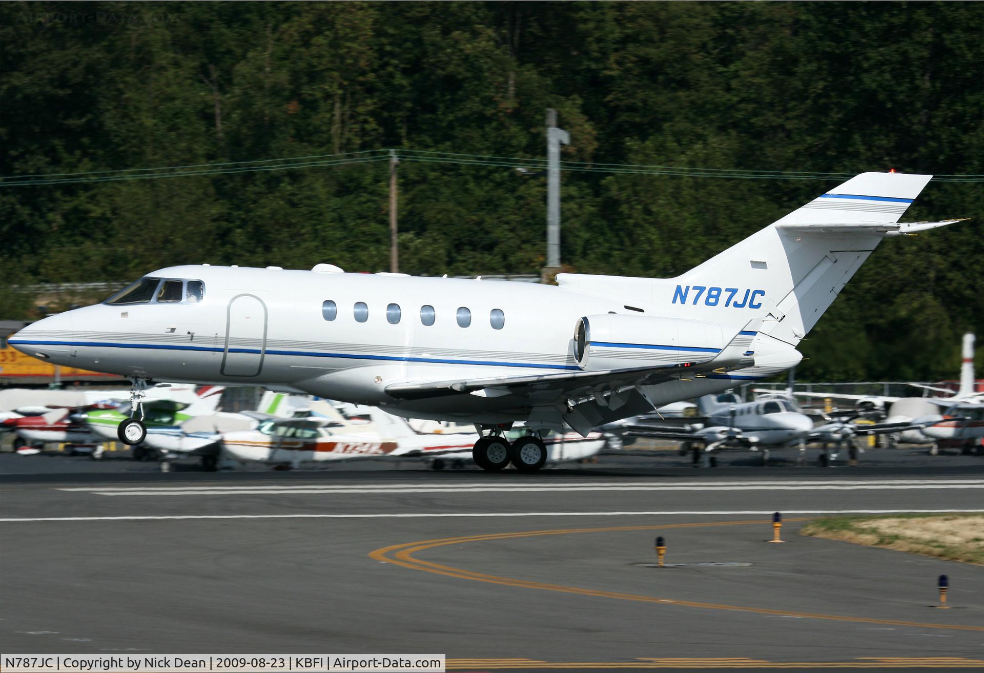 N787JC, 2005 Raytheon Hawker 800XP C/N 258727, KBFI