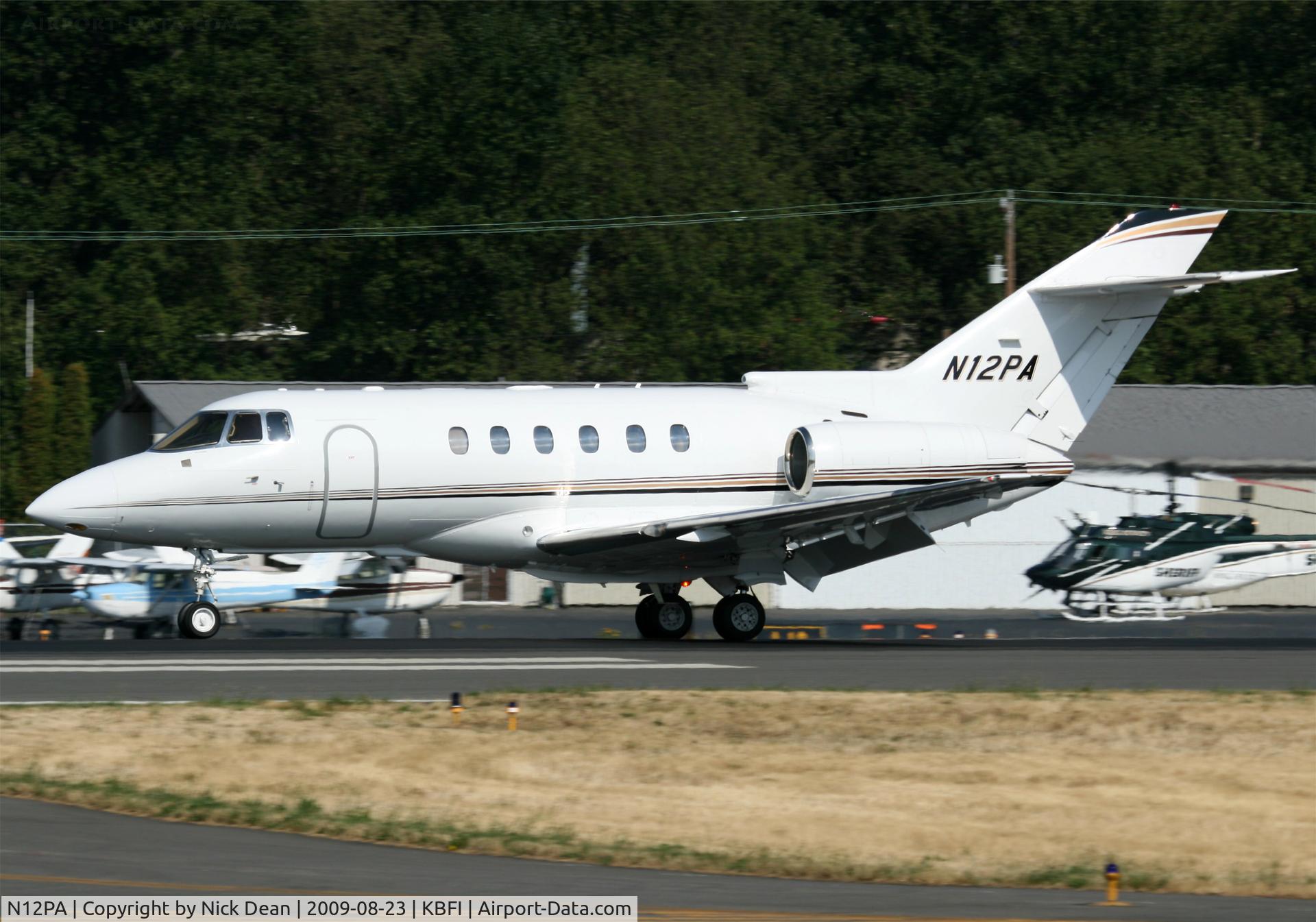 N12PA, 2004 Raytheon Hawker 800XP C/N 258642, KBFI