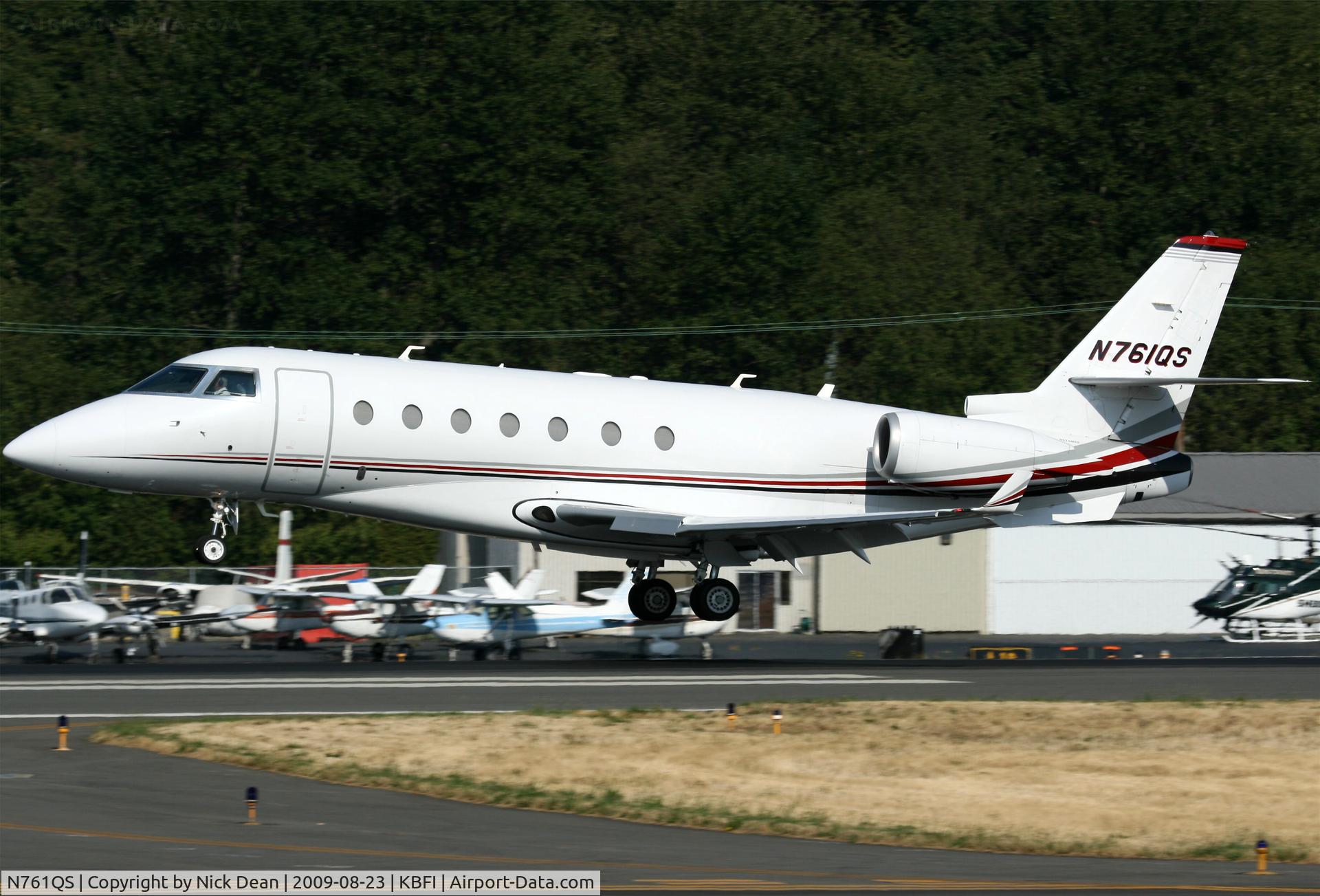 N761QS, 2007 Israel Aircraft Industries Gulfstream 200 C/N 176, KBFI