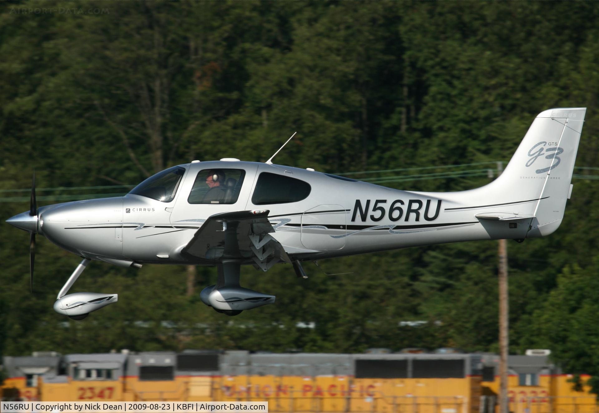 N56RU, 2008 Cirrus SR22 C/N 3046, KBFI